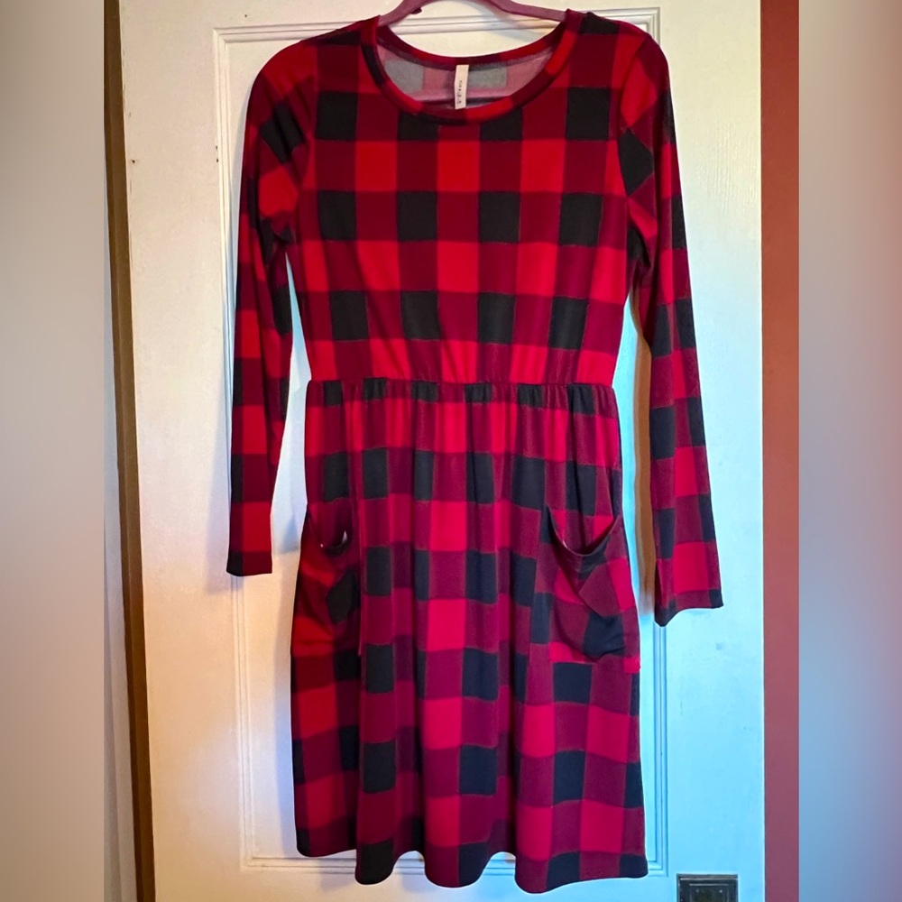 Modcloth Plaid Dress with Pockets